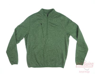 New W/ Logo Mens DONALD ROSS Golf 1/4 Zip Pullover Small S Green MSRP $165