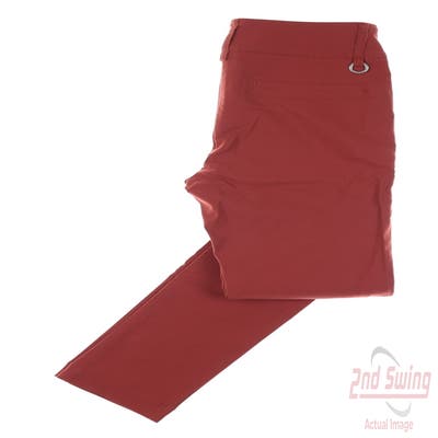 New Womens Daily Sports Pants 8 x Rust Red MSRP $160