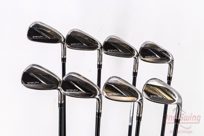 TaylorMade Stealth Iron Set 5-PW AW SW Fujikura Ventus Red 6 Graphite Regular Right Handed 38.5in