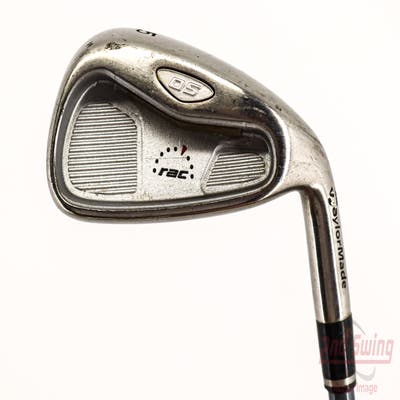 TaylorMade Rac OS 2005 Single Iron 5 Iron TM R7 65 Graphite Graphite Stiff Right Handed 38.0in