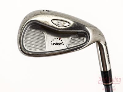 TaylorMade Rac OS 2005 Single Iron 8 Iron TM R7 65 Graphite Graphite Stiff Right Handed 36.0in