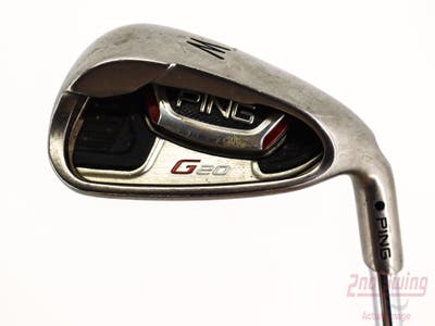 Ping G20 Single Iron Pitching Wedge PW Stock Steel Shaft Steel Regular Right Handed Black Dot 36.0in