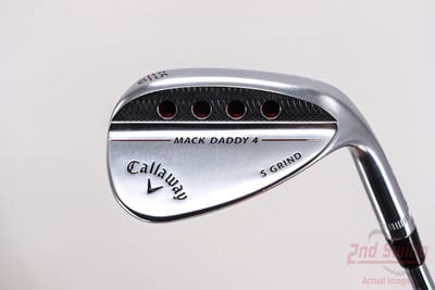 Callaway Mack Daddy 4 Chrome Wedge Sand SW 56° 10 Deg Bounce S Grind Dynamic Gold Tour Issue 115 Steel Wedge Flex Right Handed 35.5in