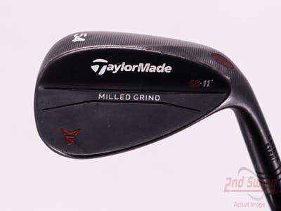 TaylorMade Milled Grind Black Wedge Sand SW 54° 11 Deg Bounce True Temper Dynamic Gold Steel Wedge Flex Right Handed 35.25in