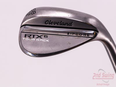 Cleveland RTX 6 ZipCore Tour Rack Raw Wedge Lob LW 58° 10 Deg Bounce Dynamic Gold Spinner TI 115 Steel Wedge Flex Right Handed 35.25in