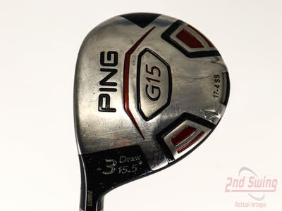 Ping G15 Draw Fairway Wood 3 Wood 3W 15.5° Ping TFC 149F Graphite Regular Left Handed 42.75in