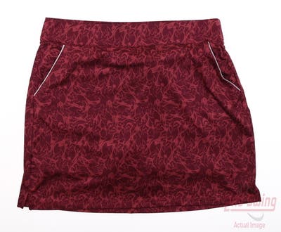 New Womens Dunning Golf Skort X-Large XL Red MSRP $99