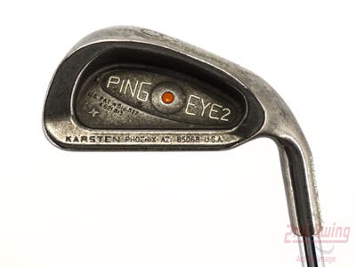 Ping Eye 2 + Single Iron 6 Iron Ping ZZ Lite Steel Stiff Right Handed Orange Dot 37.5in