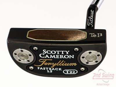 Titleist Scotty Cameron Teryllium T22 Fastback 1.5 Putter Steel Right Handed 34.0in