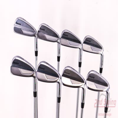 Ping i525 Iron Set 3-PW Project X IO 5.5 Steel Regular Right Handed Green Dot 39.0in