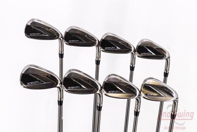 TaylorMade Stealth Iron Set 4-PW AW Aerotech SteelFiber i95 Graphite Stiff Right Handed 39.5in