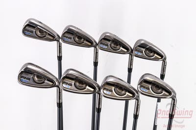 Ping 2016 G Iron Set 4-PW AW CFS 65 Graphite Graphite Senior Right Handed Black Dot 38.5in