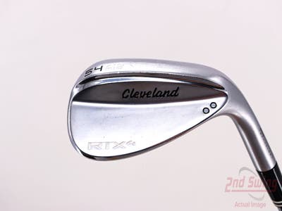 Cleveland RTX 4 Tour Satin Wedge Sand SW 54° 10 Deg Bounce Dynamic Gold Tour Issue S400 Steel Stiff Right Handed 35.25in