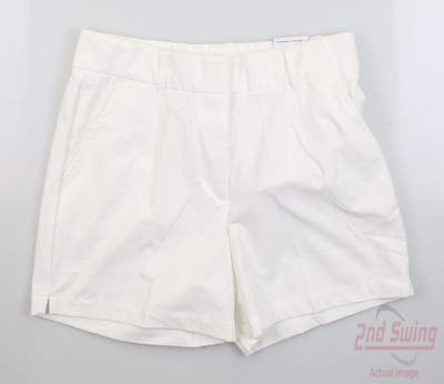 New Womens Nike Golf Shorts Medium M White MSRP $75