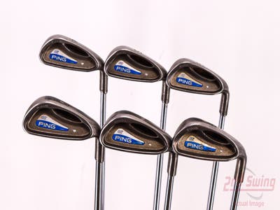 Ping G2 Iron Set 4-9 Iron Stock Steel Shaft Steel Stiff Right Handed White Dot 38.25in