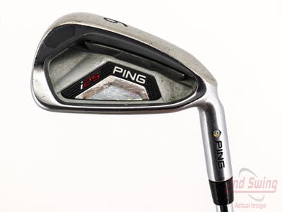 Ping I25 Single Iron 6 Iron Ping CFS Steel Stiff Right Handed Yellow Dot 38.5in