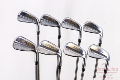 Titleist 2023 T150 Iron Set 4-PW AW Aerotech SteelFiber i95cw Graphite Stiff Right Handed 38.0in