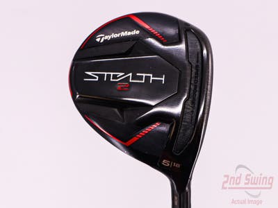 TaylorMade Stealth 2 Fairway Wood 5 Wood 5W 18° Mitsubishi Kai'li Red 60 Graphite Regular Right Handed 41.5in