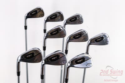 Callaway Rogue ST Pro Iron Set 3-PW GW Project X IO 6.0 Steel Stiff Left Handed 39.5in