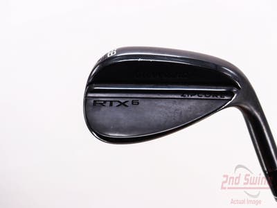 Cleveland RTX 6 ZipCore Black Satin Wedge Lob LW 58° 12 Deg Bounce Dynamic Gold Spinner TI Steel Wedge Flex Right Handed 35.5in