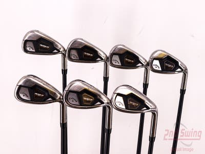 Callaway Rogue ST Max OS Lite Iron Set 6-PW AW SW Project X Cypher 40 Graphite Ladies Right Handed 36.5in