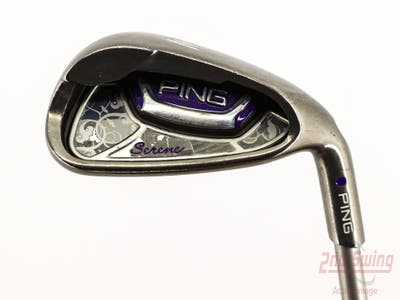 Ping Serene Single Iron Pitching Wedge PW Ping ULT 210 Lite Graphite Ladies Right Handed Purple dot 34.5in