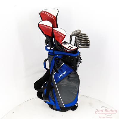 Complete Set of Men's TaylorMade Cleveland Odyssey Golf Clubs + NEW Datrek Stand Bag
