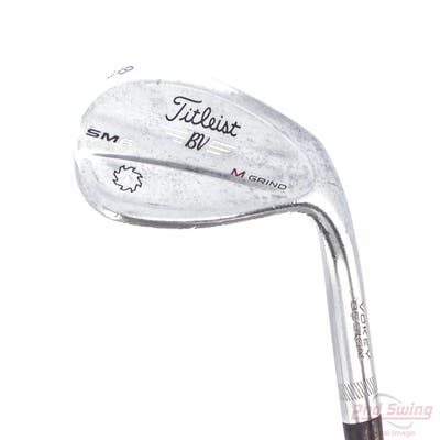 Titleist Vokey SM6 Tour Chrome Wedge Lob LW 58° 8 Deg Bounce M Grind FST KBS Tour Steel Stiff Right Handed 36.0in