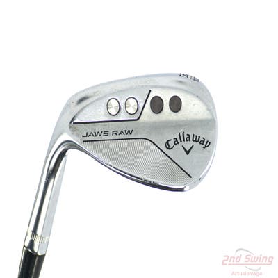 Callaway Jaws Raw Chrome Wedge Sand SW 56° 10 Deg Bounce S Grind Dynamic Gold Spinner TI 115 Steel Wedge Flex Right Handed 35.25in