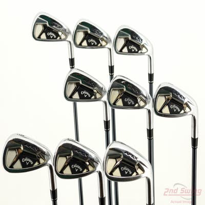 Callaway Apex 21 Iron Set 4-PW AW UST Mamiya Recoil 75 Dart Graphite Stiff Right Handed STD