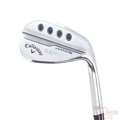 Callaway Jaws MD5 Platinum Chrome Wedge Lob LW 58° 10 Deg Bounce S Grind Dynamic Gold Tour Issue S200 Steel Stiff Right Handed 35.5in