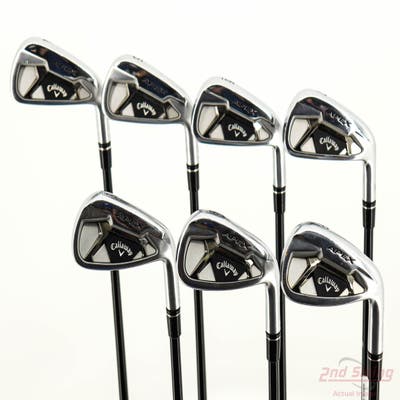 Callaway Apex 21 Iron Set 4-PW Mitsubishi MMT 125 Graphite Stiff Right Handed +1/4"