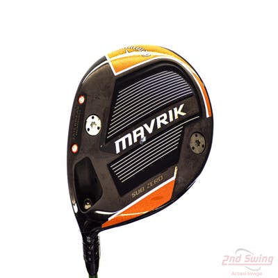 Callaway Mavrik Sub Zero Driver 9° Aldila NV Green 55 NXT Graphite Stiff Left Handed 45.5in