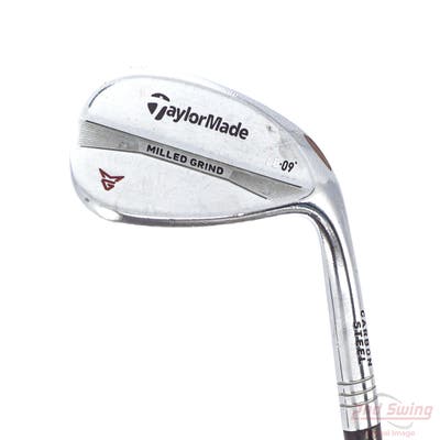 TaylorMade Milled Grind Satin Chrome Wedge Lob LW 58° 9 Deg Bounce LB Nippon NS Pro Modus 3 Tour 130 Steel X-Stiff Right Handed 35.5in