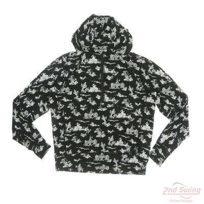 New Womens Greyson 1/2 Zip Pullover Small S Black MSRP $178