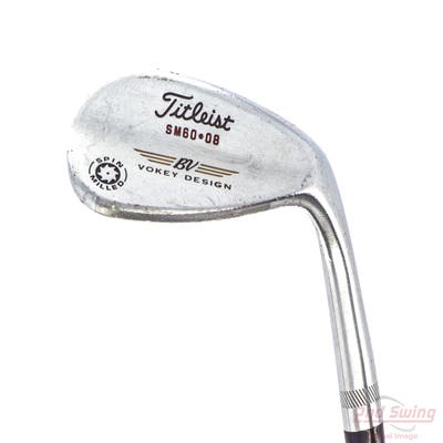 Titleist 2009 Vokey Spin Milled Chrome Wedge Lob LW 60° 8 Deg Bounce Titleist Vokey BV Steel Wedge Flex Right Handed 35.0in