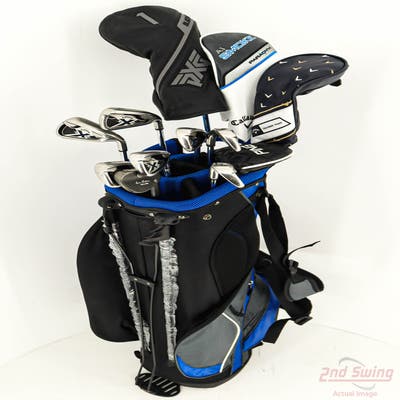 Complete Set of Men's Cobra Adams Callaway Cleveland Odyssey Golf Clubs + NEW Datrek Stand Bag w/Headcovers