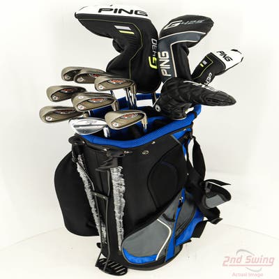 Complete Set of Men's Ping Titleist Odyssey Golf Clubs + NEW Datrek Stand Bag w/Headcovers