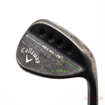 Callaway MD3 Milled Black S-Grind Wedge Sand SW 54° 10 Deg Bounce S Grind True Temper Dynamic Gold S300 Steel Stiff Right Handed 35.25in