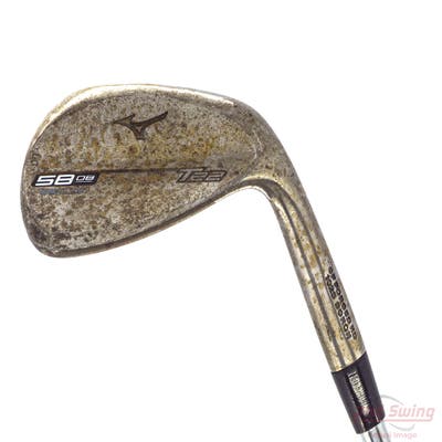 Mizuno T22 Raw Wedge Lob LW 58° 8 Deg Bounce C Grind Dynamic Gold Tour Issue S400 Steel Stiff Right Handed 35.75in
