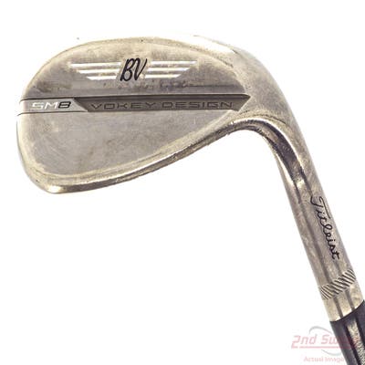 Titleist Vokey SM8 Brushed Steel Wedge Lob LW 60° 10 Deg Bounce S Grind Titleist Vokey BV Steel Wedge Flex Right Handed 35.0in