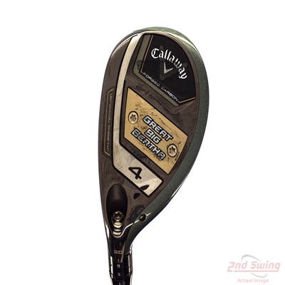 Callaway Great Big Bertha 23 Hybrid 4 Hybrid 20° UST Helium Nanocore IP 60 Graphite Regular Left Handed 40.5in