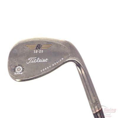 Titleist Vokey Spin Milled SM4 Black Wedge Lob LW 58° 9 Deg Bounce Titleist Vokey BV Steel Wedge Flex Right Handed 35.0in