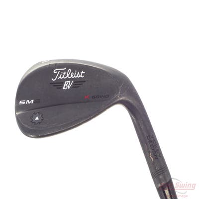 Titleist Vokey SM6 Jet Black Wedge Lob LW 58° 12 Deg Bounce Titleist Vokey BV Steel Wedge Flex Right Handed 35.0in