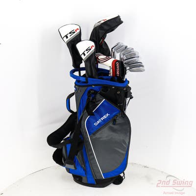 Complete Set of Men's Titleist TaylorMade Odyssey Golf Clubs + NEW Datrek Stand Bag w/Headcovers