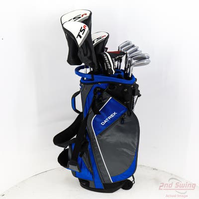 Complete Set of Men's Titleist TaylorMade Ping Odyssey Golf Clubs + NEW Datrek Stand Bag w/Headcovers