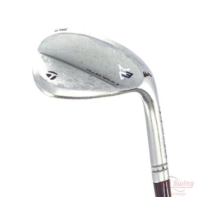 TaylorMade Milled Grind 3 Raw Chrome Wedge Lob LW 58° 8 Deg Bounce LB FST KBS Tour Lite Steel Stiff Right Handed 34.5in