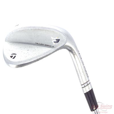 TaylorMade Milled Grind 3 Raw Chrome Wedge Lob LW 58° 11 Deg Bounce SB Project X Rifle 6.0 Steel Stiff Right Handed 34.5in