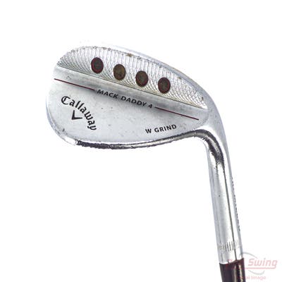 Callaway Mack Daddy 4 Chrome Wedge Lob LW 58° 12 Deg Bounce W Grind Dynamic Gold Tour Issue S200 Steel Stiff Right Handed 34.75in