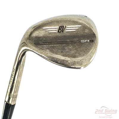 Titleist Vokey SM9 Brushed Steel Wedge Lob LW 58° 14 Deg Bounce K Grind True Temper Dynamic Gold S200 Steel Stiff Left Handed 35.0in